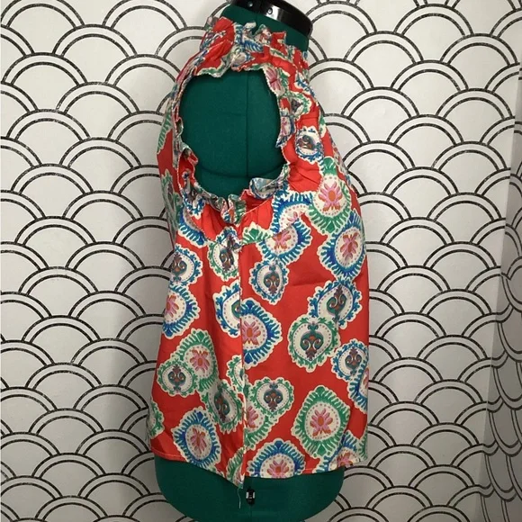 Avara Multicolor Paisley Blouse – Size M - Picture 4 of 10